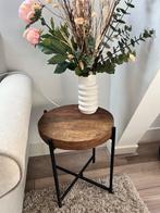 Inklapbare sidetable, Huis en Inrichting, Tafels | Bijzettafels, 45 tot 60 cm, Minder dan 55 cm, Gebruikt, Rond