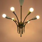 Sputnik spider LAMP jaren 50 Mid Century messing vintage MCM, Gebruikt, Vintage Mid Century Sputnik retro boho classic, Ophalen of Verzenden