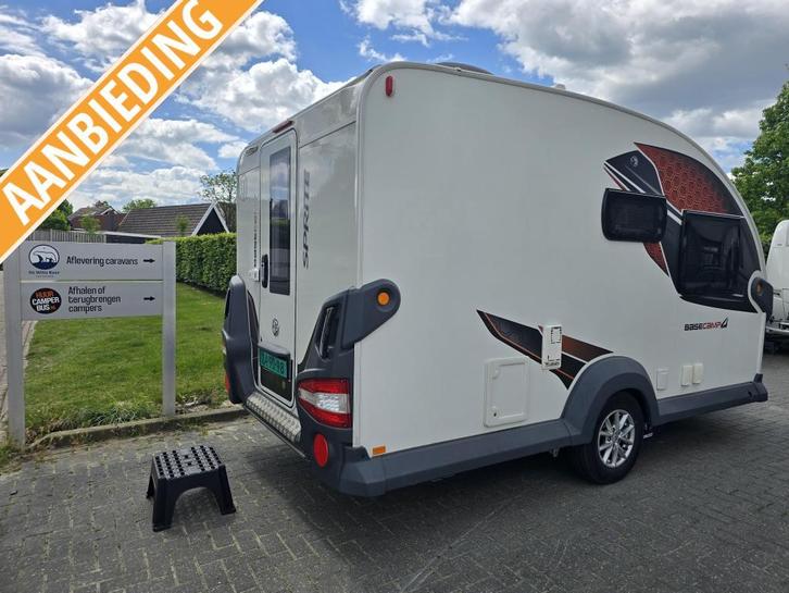 Sprite Basecamp 4 met mover + boordaccu + zonnepanelen, Caravans en Kamperen, Caravans, Bedrijf, tot en met 4, 1000 - 1250 kg