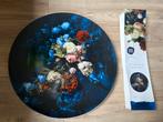 Heinen Delfts Blauw Wandbord Bloemen Gouden Eeuw - Nieuw, Ophalen of Verzenden