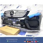 BUMPER W166 GLE 43 AMG LINE VOORBUMPER COMPLEET + GRIL ZWART, Gebruikt, -, Voor, Ophalen of Verzenden