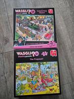 2 wasgij puzzels voor 5,-, Ophalen, 500 t/m 1500 stukjes, Zo goed als nieuw, Legpuzzel