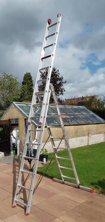 Altrex 3x9 Ladder - Zo Goed Als Nieuw! beschikbaar voor biedingen