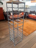 Wine rack, Ophalen, Zo goed als nieuw, 25 flessen of meer, Metaal