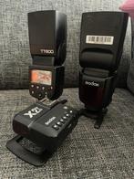 Godox Flitsers Strobist TT600 en X2T voor Nikon, Overige merken, Zo goed als nieuw, Ophalen, Kantelbaar