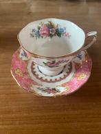 Royal Albert kop en schotel. Lady Carlyle bone china, Antiek en Kunst, Antiek | Servies los, Ophalen