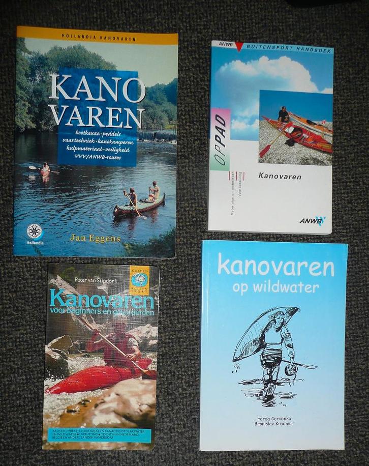 4 BOEKEN Kano Kanovaren:  , Boeken, Sportboeken, Zo goed als nieuw, Watersport en Hengelsport, Ophalen of Verzenden