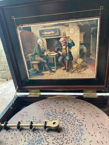 Antieke Polyphon Muziekdoos beschikbaar voor biedingen