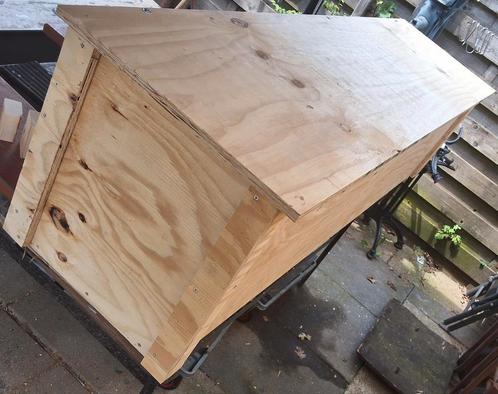 Houtenplanken plaat kist voor droge opslag, Tuin en Terras, Palen, Balken en Planken, Nieuw, Minder dan 180 cm, Ophalen