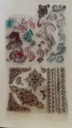 Grote Set Clear Stamps - Swirls, Bloemen & Meer!, Ophalen of Verzenden, Zo goed als nieuw, Clearstamp