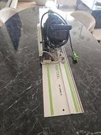 Festool TS 55 EBQ Invalzaag + Geleiderail (Beschadigd), Doe-het-zelf en Verbouw, Gereedschap | Zaagmachines, Gebruikt, Invalzaag