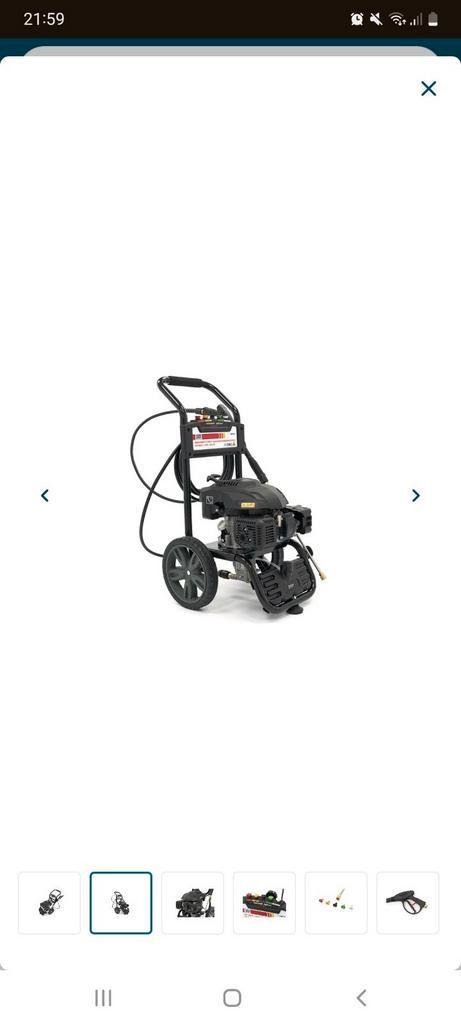 Hogedrukreiniger 4 takt 210 bar 5 PK 196cc HBM, Tuin en Terras, Hogedrukreinigers, Zo goed als nieuw, Elektrisch, Ophalen of Verzenden