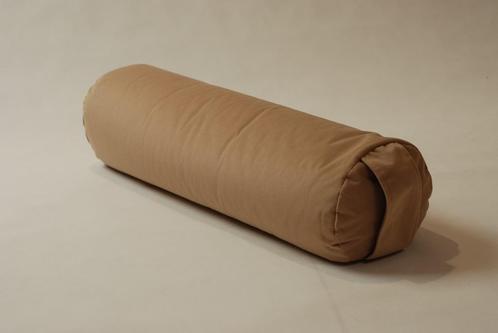 LEOLTE Bolster yoga ronde kussen 70cm x 20cm Cream, Sport en Fitness, Yoga en Pilates, Nieuw, Yoga-accessoire, Ophalen of Verzenden