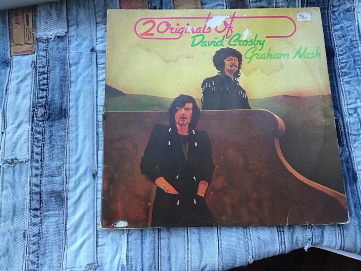 David Crosby & Graham Nash - 2 Originals LP, Cd's en Dvd's, Vinyl | Pop, Gebruikt, 12 inch, Ophalen of Verzenden