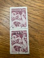 137 -gestempeld paartje zweden nr.481, Ophalen of Verzenden, Zweden, Gestempeld