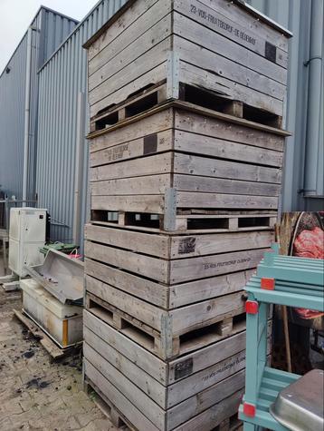 Houten Appel Kisten - 4 Stuks - Pallet Formaat beschikbaar voor biedingen