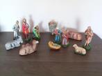 Kerstgroep 12 delige - vintage -kerststal, Diversen, Ophalen of Verzenden, Gebruikt