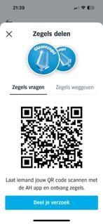 Gezocht: AH glazen zegels, Hobby en Vrije tijd, Spaarzegeltjes, Ophalen, Winkel, Super of Benzinepomp, Zegels, Bonnen of Punten