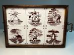 Vintage Tegeltableau met Hollands Tafereel, Antiek en Kunst, Antiek | Wandborden en Tegels, Ophalen of Verzenden