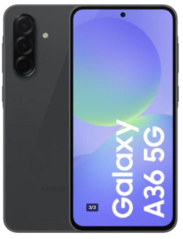Samsung Galaxy A36 128GB Zwart 5G beschikbaar voor biedingen