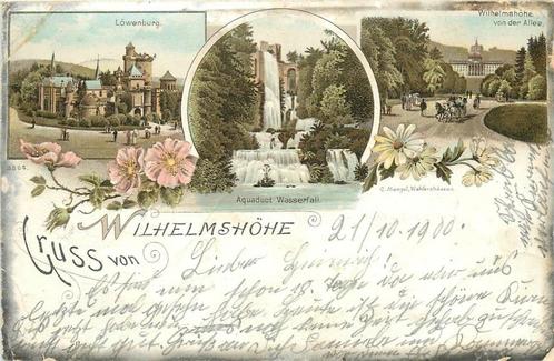 (379-014-023) Kassel Wilhelmshohe Litho, Verzamelen, Ansichtkaarten | Buitenland, Duitsland, Verzenden