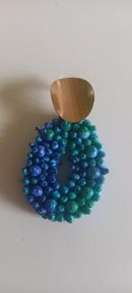 Nieuw! My jewellery oorbellen kraaltjes groen / blauw, Ophalen of Verzenden, Nieuw, Blauw, Overige materialen