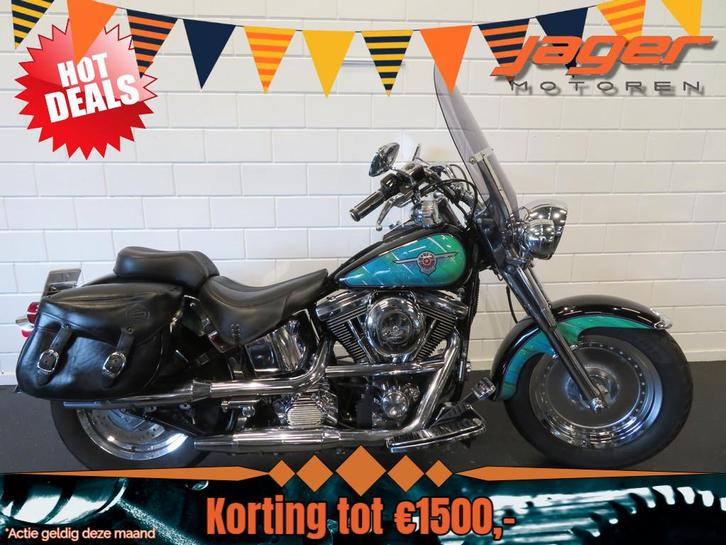 Harley-Davidson FLSTF FAT BOY FATBOY SOFTAIL 1340 (bj 1999), Motoren, Motoren | Harley-Davidson, Bedrijf, Chopper