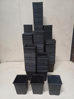 Kweekpotten 9x9x10 cm, Tuin en Terras, Bloempotten, Kunststof, Gebruikt, Vierkant, Ophalen of Verzenden