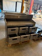 Horeca Granieten Blad pizza koelwerkbank marmerblad saldette, Ophalen, Gebruikt, Koelen en Vriezen