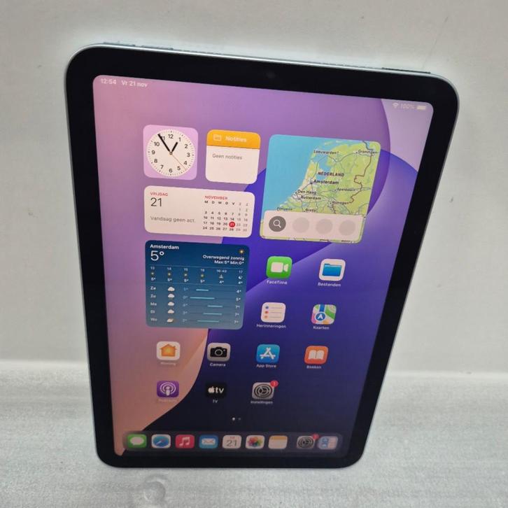 Apple iPad Mini 7 (2024) 256GB Accu 100% Nieuwstaat, Computers en Software, Apple iPads, Zo goed als nieuw