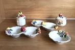 Italiaans serviesgoed met 3D fruit, Ophalen of Verzenden, Gebruikt, Overige stijlen, Schaal of Schalen
