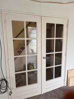 Glazen Binnendeuren - Hout & Glas, Ophalen, Gebruikt, 120 cm of meer, Binnendeur