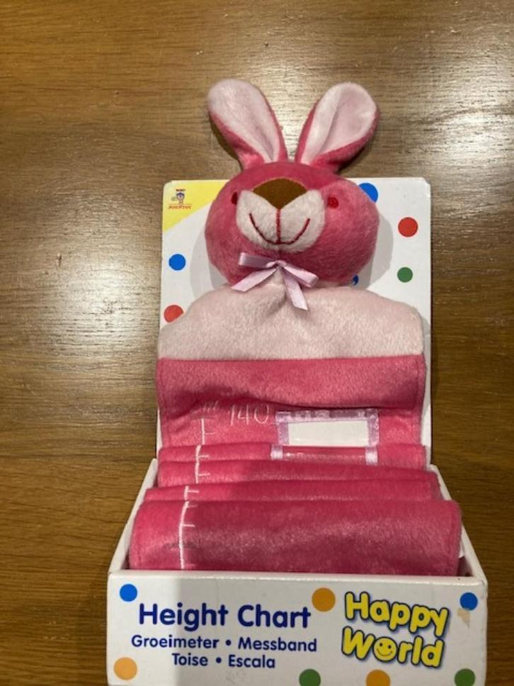 groeimeter met fotolijstjes KONIJN nieuw in verpakking, Kinderen en Baby's, Kinderkamer | Inrichting en Decoratie, Nieuw, Wanddecoratie