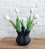 Tulpenvaas zwart, Huis en Inrichting, Woonaccessoires | Vazen, Minder dan 50 cm, Nieuw, Ophalen of Verzenden, Zwart