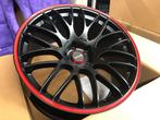 Tenzo R Type-M Mat zwart rood - 19" x 8.5J 10.5J 5x114.3, Ophalen of Verzenden