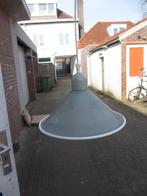 L.U.M. Postmoderne geperforeerde metalen hanglamp, Huis en Inrichting, Lampen | Hanglampen, Ophalen of Verzenden, Gebruikt, Metaal