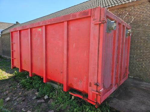 Stalen opslagcontainer, zaagselcontainer 20,5 m3, Doe-het-zelf en Verbouw, Overige Doe-het-zelf en Verbouw, Gebruikt, Ophalen