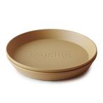 Kinderbord Bord Rond Mosterd Geel (set 2) Mushie, 5870 W Fuqua Street - Suite 200 Houston, TX, 77085, Overige typen, Nieuw, Support@mushie.com