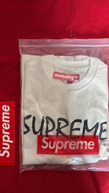 Supreme FTP S/S Top (Tshirt Stone/White - Small S) beschikbaar voor biedingen