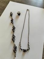 Antieke zilveren teka sieraden., Verzenden, Zilver, Armband