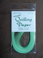 Quilling paper – papierfiligraanstroken 3mm zeegroen, Hobby en Vrije tijd, Knutselen, Ophalen of Verzenden, Nieuw, Materiaal