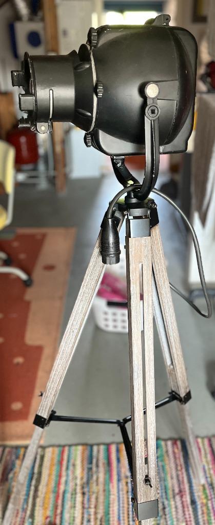 Theater Spot " Pipo" van Strand Lighting, Huis en Inrichting, Lampen | Spots, Zo goed als nieuw, Vloerspot of Grondspot, Metaal of Aluminium