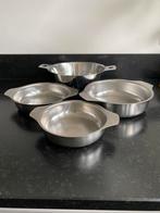 Rvs schalen en vergiet, Huis en Inrichting, Keuken | Servies, Ophalen, Overige materialen, Gebruikt, Schaal of Schalen
