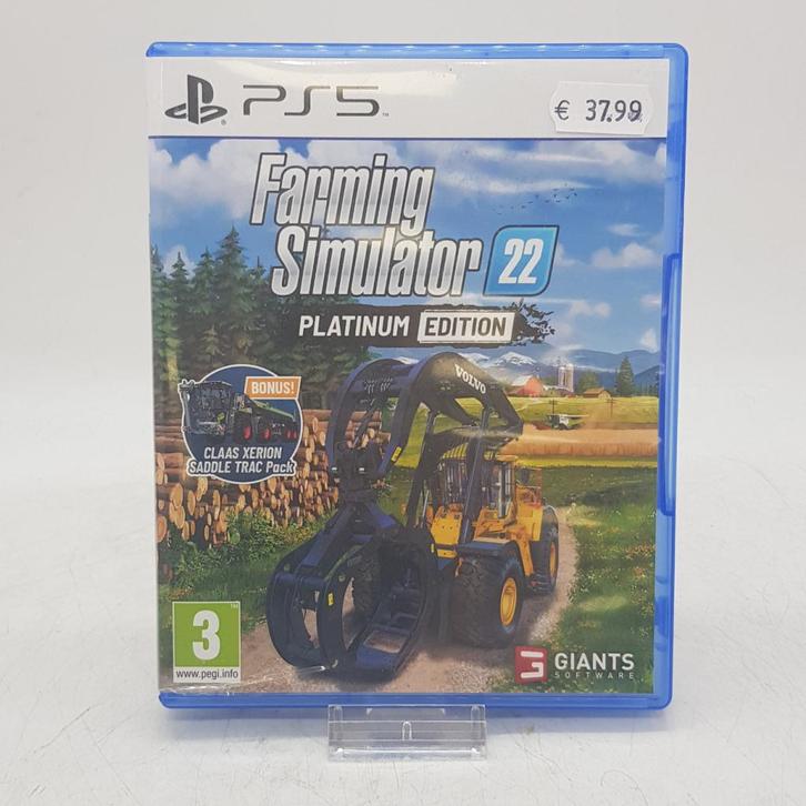 Farming Simulator 22 - Platinum Edition - PS5 Game, Spelcomputers en Games, Games | Sony PlayStation 5, Zo goed als nieuw