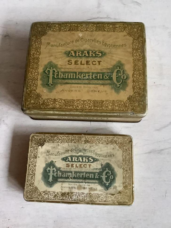 Vintage Araks Sigarettendoosjes, Antiek en Kunst, Antiek | Koper en Brons, Ophalen of Verzenden