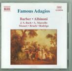 Famous Adagios (Bach, Mozart, Barber, Albinoni e.a.), Cd's en Dvd's, Cd's | Klassiek, Ophalen of Verzenden, Zo goed als nieuw