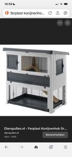 Ferplast konijnen cavia kippenhok, Ophalen, 110 cm of meer, Cavia, Zo goed als nieuw