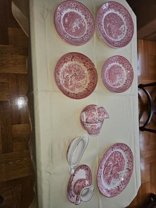 Staffordshire England servies, Antiek en Kunst, Antiek | Servies compleet, Ophalen