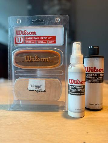 Wilson Game Ball Prep Kit + Tack Spray + Conditioner beschikbaar voor biedingen