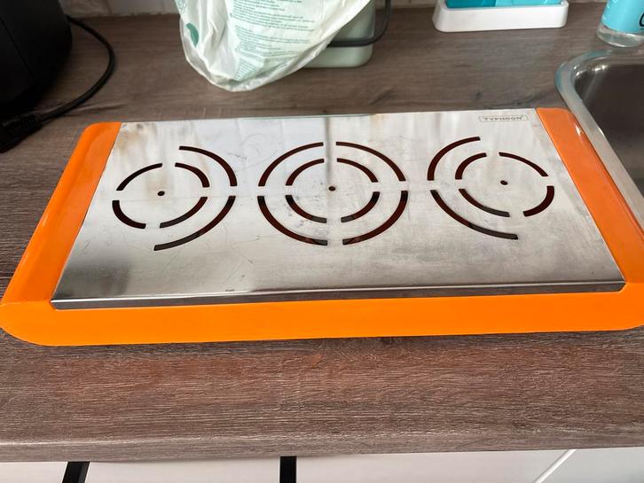 Leuke retro rechaud / warmhoudplaat, Huis en Inrichting, Keuken | Keukenbenodigdheden, Gebruikt, Ophalen of Verzenden